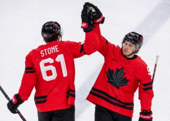 McDavid SMASHES Olympic Record in Canada's 10-2 Rout!